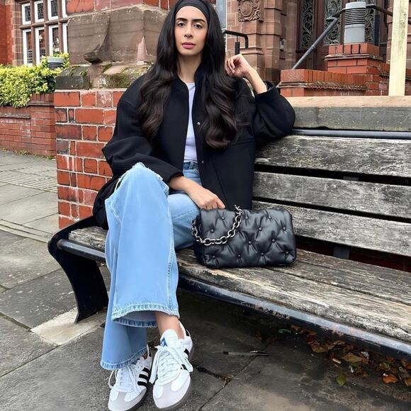 ZARA ZW COLLECTION WOOL BOMBER - Picture 2 of 10